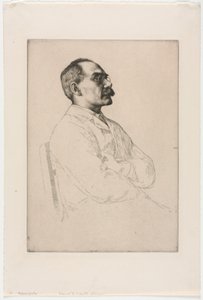Sir Rudyard Kipling, 1898 door William Strang