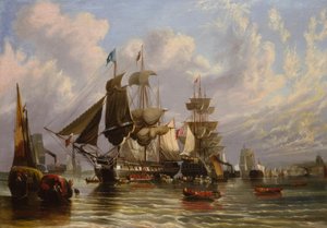 Krimoorlog, inscheping Engelse troepen, 1855