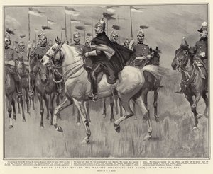 De Keizer en de Royals, Zijne Majesteit inspecteert het Regiment in Shorncliffe