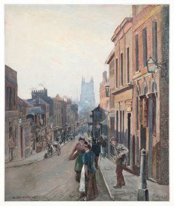 Crown Hill en parochiekerk door William Tatton Winter