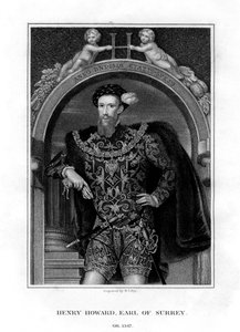 Henry Howard, Graaf van Surrey, Engelse aristocraat en dichter door William Thomas Fry