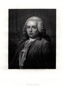Turgot, Franse staatsman en econoom, 19e eeuw door William Thomas Fry