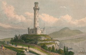 Nelsons Monument, Calton Hill, Edinburgh, ca. 1830
