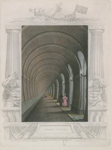 De Thames-tunnel door William Tombleson