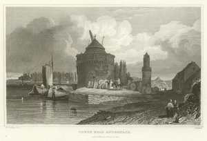 Toren bij Andernach door William Tombleson