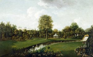 Uitzicht vanaf de Theebrug door William Tomkins
