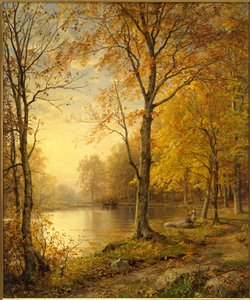 Nazomer door William Trost Richards