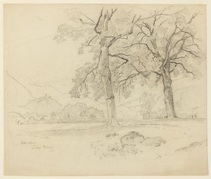 Landschap, Meer Brienz, Interlaken, Zwitserland door William Trost Richards