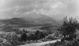 Mount Chocorua en meer, 1873 door William Trost Richards