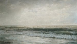 Strand van New Jersey, 1901 door William Trost Richards