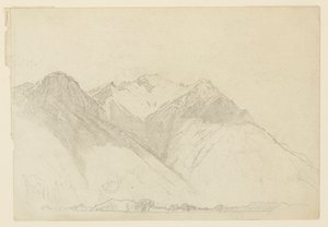 Studie van Landschap door William Trost Richards