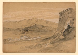 Studie van Landschap door William Trost Richards