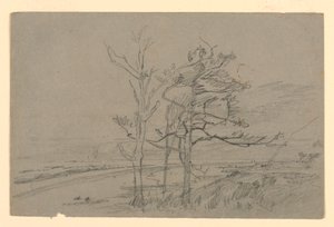 Studie van landschap door William Trost Richards