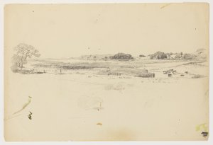 Studie van de kustlijn, Rhode Island door William Trost Richards
