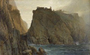 Tintagel aan de kust van Cornwall door William Trost Richards