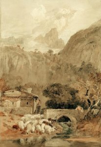 Aiguillette vanuit het dal van de Cluse door Joseph Mallord William Turner