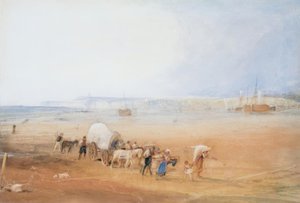 Strandscène aan de zuidkust