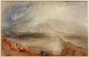 Bellinzona, vanaf de Weg naar Locarno door Joseph Mallord William Turner