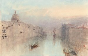 Het Canal Grande en San Simeone Piccolo door Joseph Mallord William Turner