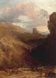 Dolbadarn Castle door Joseph Mallord William Turner