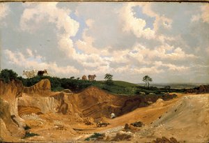 Grindgroeve op Shotover Hill, nabij Oxford, ca. 1818