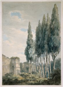 In de Ludovisi-tuinen, Rome door Joseph Mallord William Turner