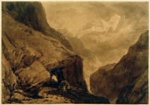 Mt St Gothard door Joseph Mallord William Turner