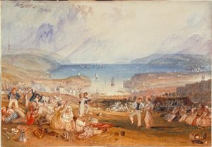 Plymouth, Devonshire door Joseph Mallord William Turner