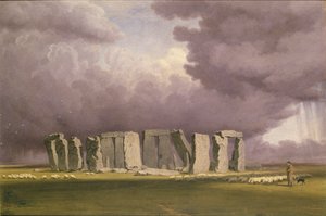 Stonehenge: Stormachtige dag