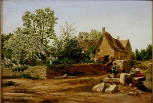 Uitzicht op Marston, nabij Oxford, begin 19e eeuw door Joseph Mallord William Turner