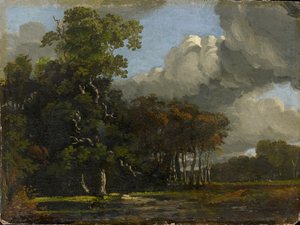 Boslandschap, c1816-1820 door Joseph Mallord William Turner