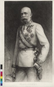 Franz Joseph I in gala-uniform van een veldmaarschalk