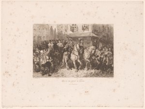 Intocht van de edelen te Brussel, 1566 door William Unger