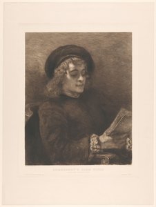 Rembrandts zoon Titus. Naar Rembrandt. Verlag der Gesellschaft f. vervielf. Kunst in Wien