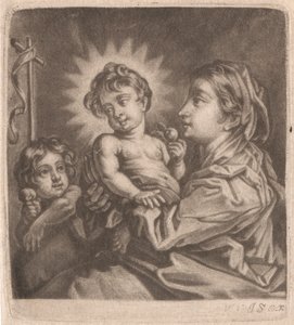 Maagd, Christus Kind en St. Johannes door William Vincent