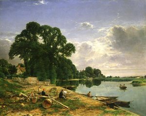 Op de Theems, c.1870