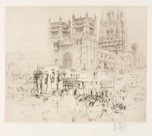 Durham Kathedraal door William Walcot