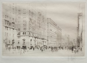 Park Avenue, New York door William Walcot