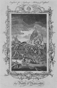 De Slag bij Agincourt, 1773 door William Walker
