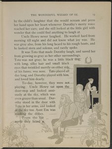Illustratie uit "De wonderbaarlijke tovenaar van Oz" door Lyman Frank Baum door William Wallace Denslow