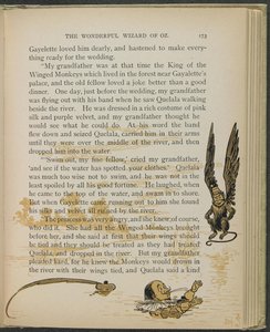 Illustratie uit "De wonderbaarlijke tovenaar van Oz" door Lyman Frank Baum door William Wallace Denslow