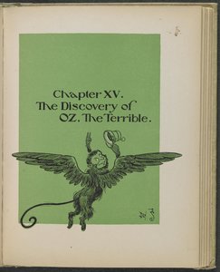 Illustratie uit "De wonderbaarlijke tovenaar van Oz" door Lyman Frank Baum door William Wallace Denslow
