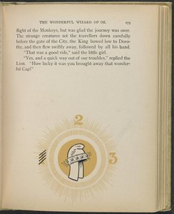 Illustratie uit "De wonderbaarlijke tovenaar van Oz" door Lyman Frank Baum door William Wallace Denslow