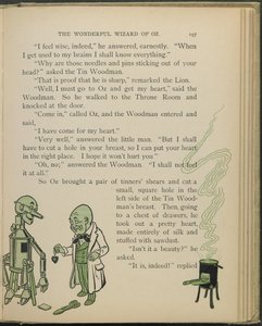 Illustratie uit "De wonderbaarlijke tovenaar van Oz" door Lyman Frank Baum door William Wallace Denslow