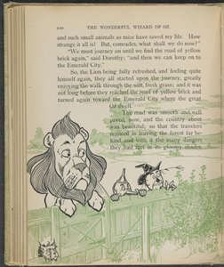 Illustratie uit "De wonderbaarlijke tovenaar van Oz" door Lyman Frank Baum door William Wallace Denslow