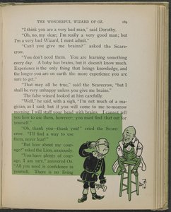 Illustratie uit "De wonderbaarlijke tovenaar van Oz" door Lyman Frank Baum door William Wallace Denslow