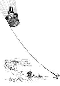 De Wonderbaarlijke Tovenaar van Oz - De Tovenaar van Oz: tekening door Denslow, William Wallace (1856-1915) voor de eerste editie 1900 van Frank Baum