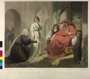 Publiek bij een kardinaal De welwillende kardinaal door William Ward