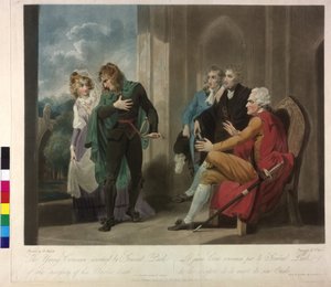Generaal Paoli overtuigt de jonge Corsicaan van de noodzaak van de dood van zijn oom door William Ward