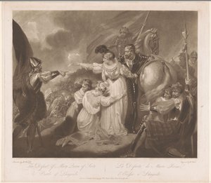 Nederlaag van Maria, koningin van Schotland, tijdens de slag bij Langside